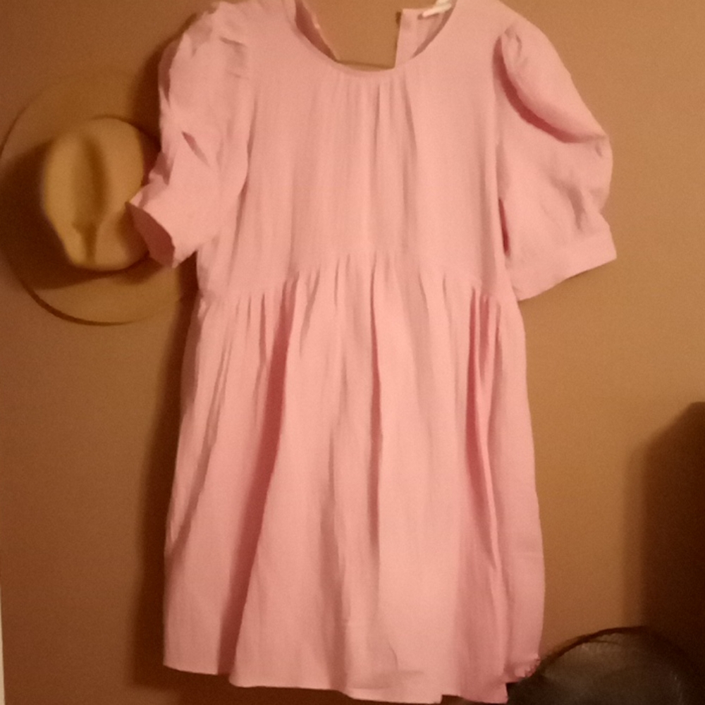 Pink cute boutique dress